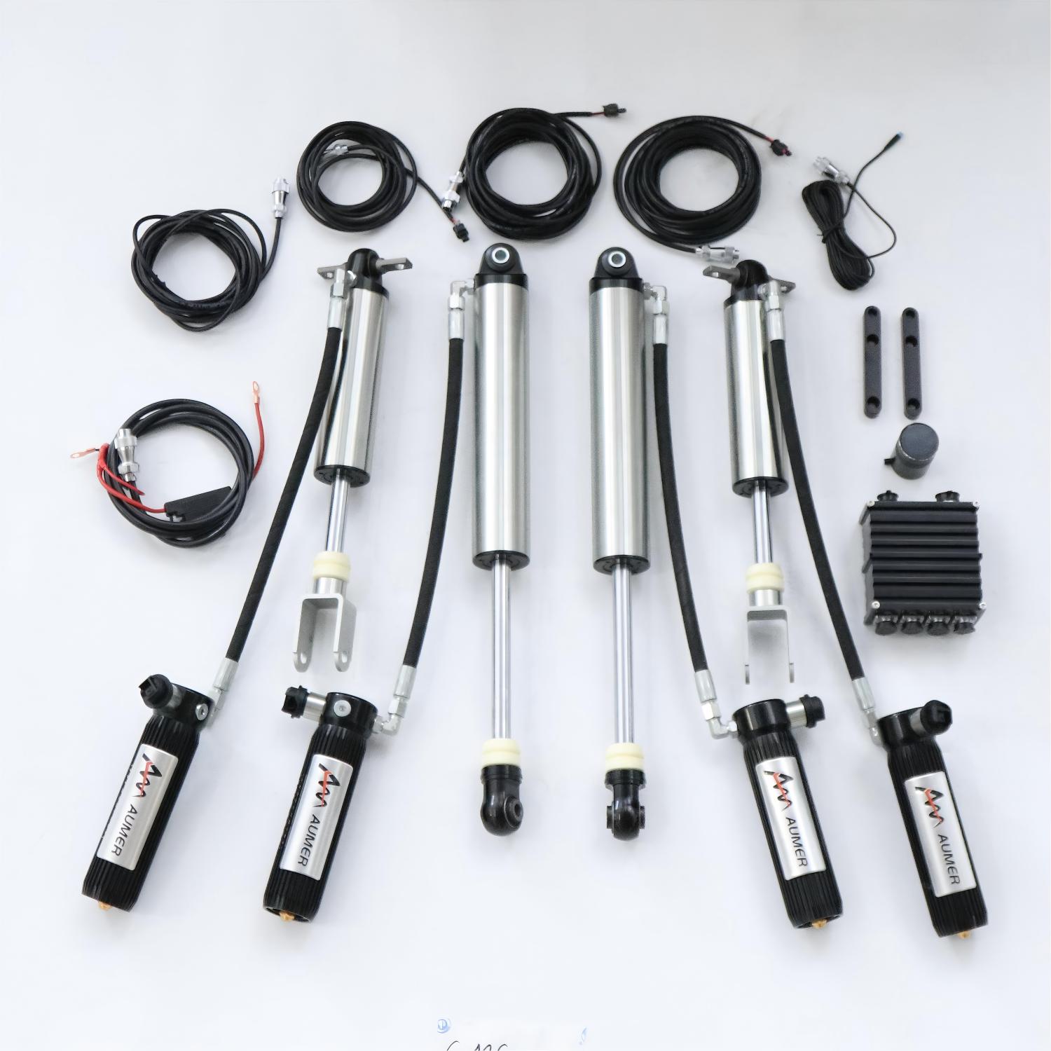 Aumer GMC 2500 Damping Force Remote Control Electronic Adjustable Shock Absorber 4x4 Off Road Suspension for GMC Sierra Silverado 2500