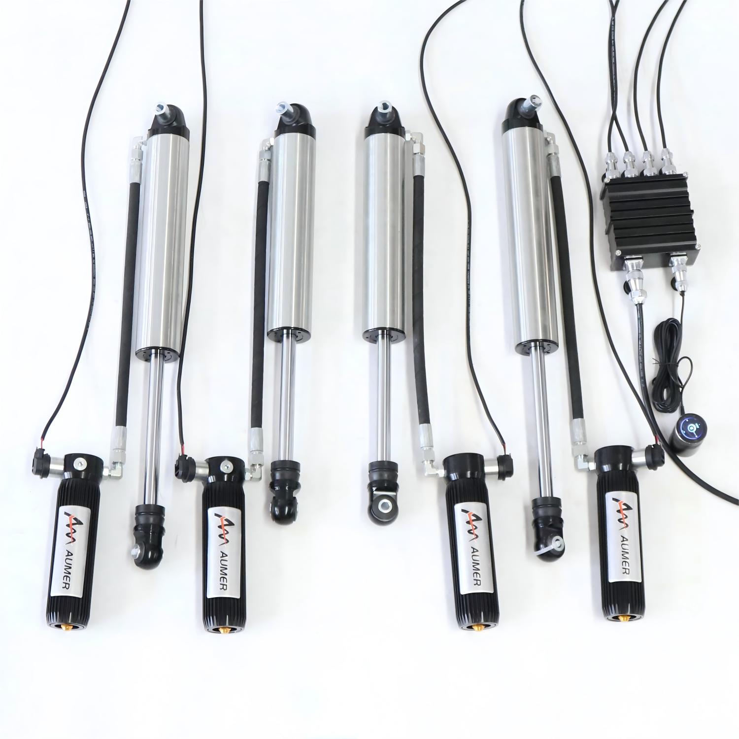 Aumer JL Damping Force Remote Control Electronic Adjustable Shock Absorber 4x4 Off Road Suspension Lift Kit for JEEP Wrangler JL