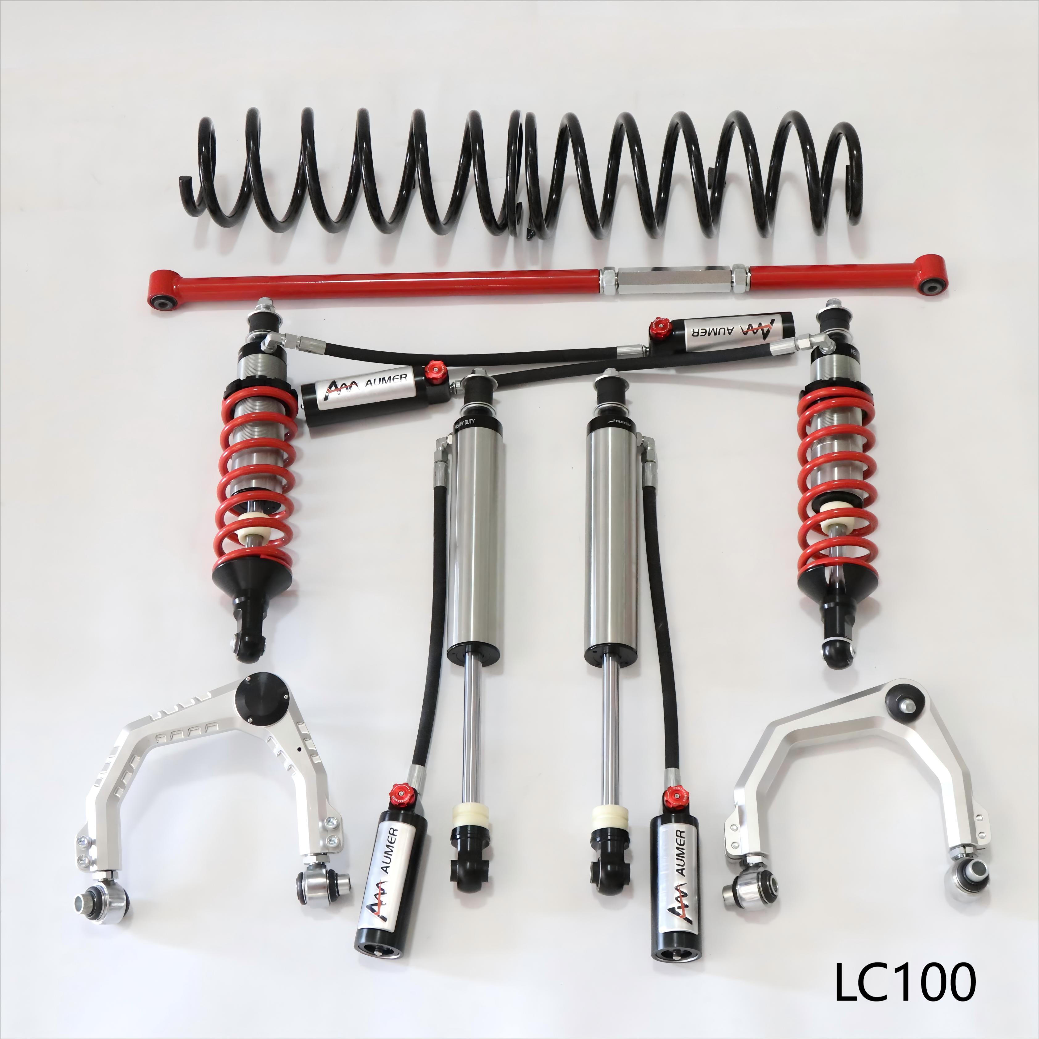 Aumer LC 100 Suspension Kit 4x4 Off Road Shock Absorber Adjustable 4x4 Shock Absorber for Toyota LC 100