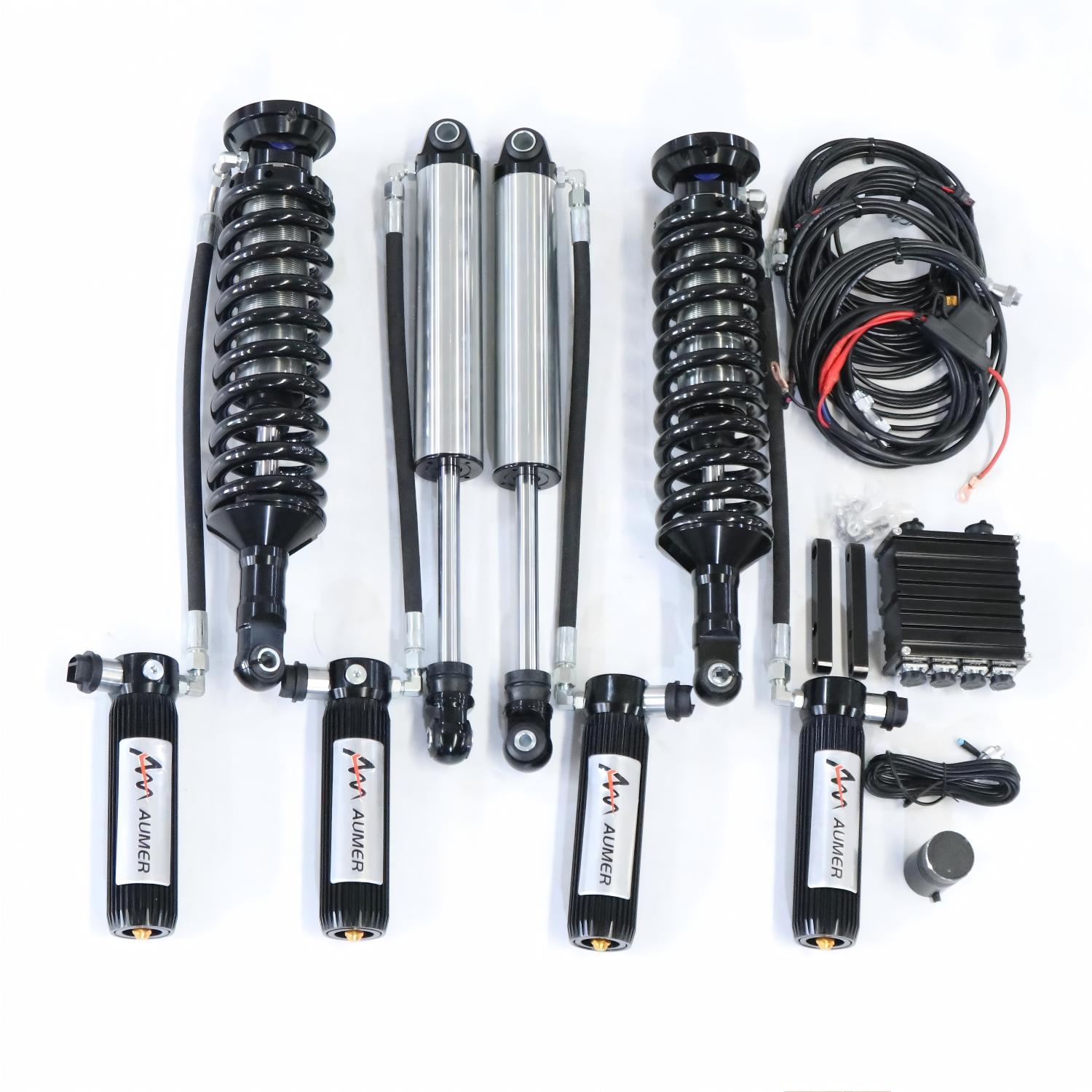 Aumer RANGER Remote Electronic Adjustable Shock Absorber 4x4 Off Road Suspension Lift Kit for BT50 Wildtrak T6 T7 T8 T9 Ford Ranger