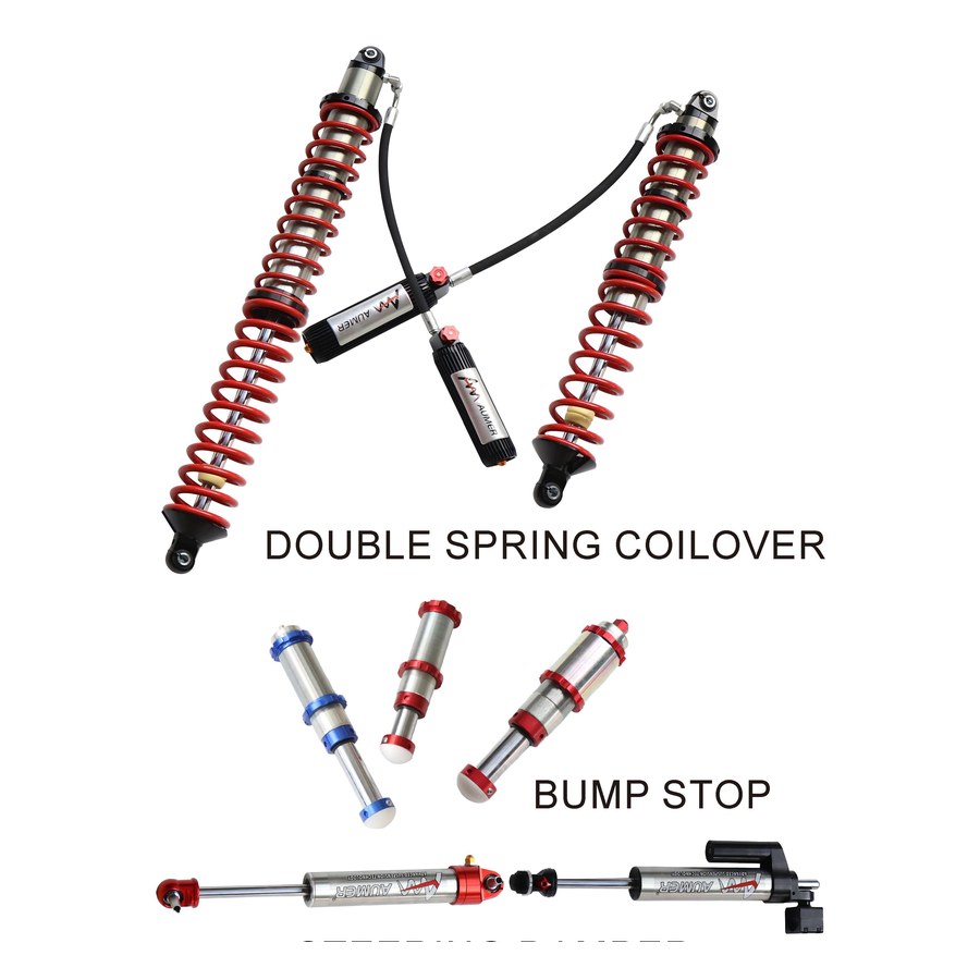 Coilovers, bump stops and steering dampers