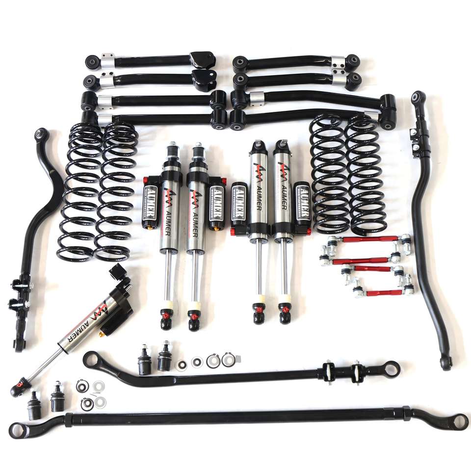 Aumer D Series Compression and Rebound Adjustable Suspension Lift Kit 4x4 Off Road Shock Absorber for Jeep Wrangler JK