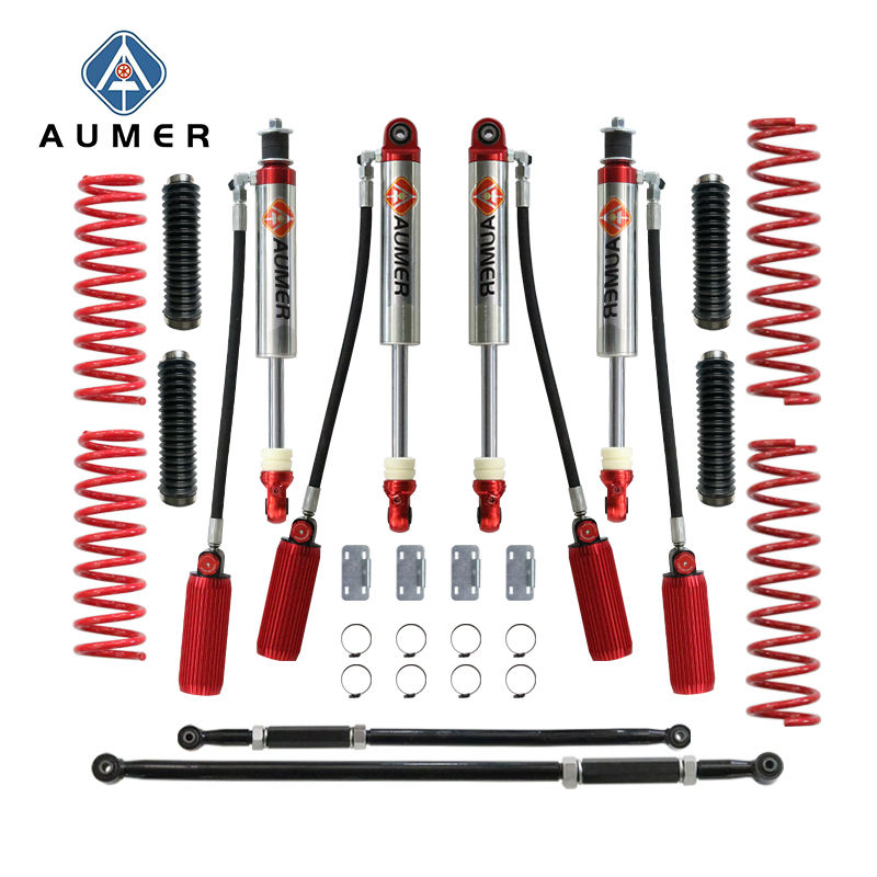Aumer Rebound and Compression Adjustable 4x4 off Road Suspension Lift Kit Shock Absorber for JB33/43/48 JB74 SUZUKI JIMNY