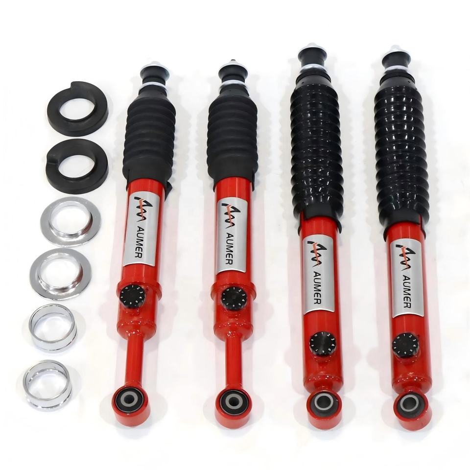 Aumer K Series Damping Force Adjustable Heavy Duty 4x4 Off Road Shock Absorber Suspension Kit for Toyota FJ Cruiser