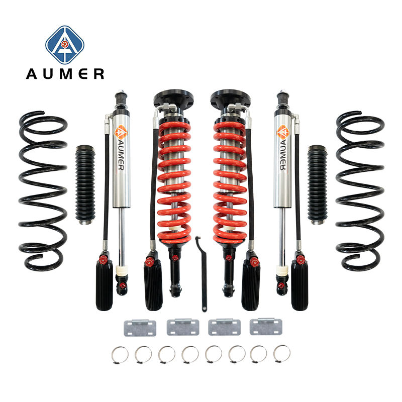 Aumer Compression and Rebound Damping Force Adjustable Suspension Lift Kit 4x4 Shock Absorber for Toyota 2006-2021 2022+ Tundra