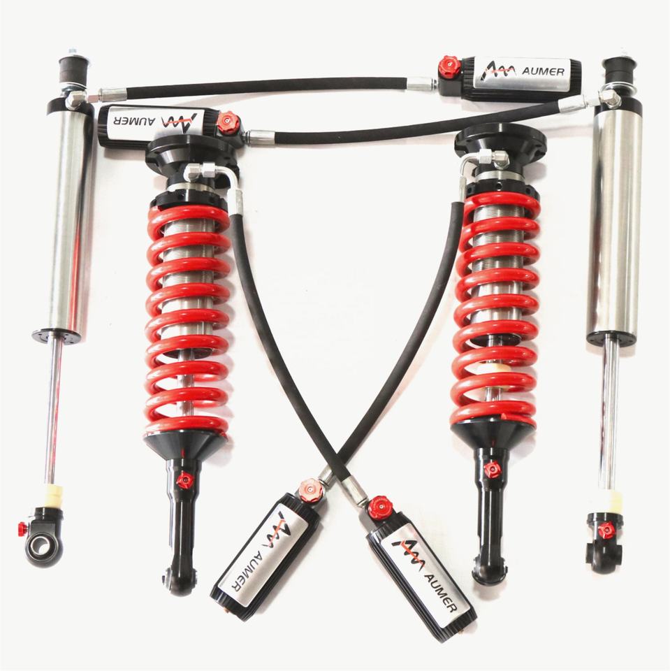 Aumer Off Road Rebound Compression Adj. 4x4 Shock Absorber Lift Suspension Kit for Toyota Lexus GX460 GX470 Prado120 FJ Cruiser