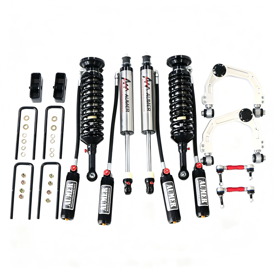 Aumer D Series Adjustable Bypass Suspension Kit 4x4 Off Road Shock Absorber for N220 2005-2015 N300 2016-2023 Toyota Tacoma