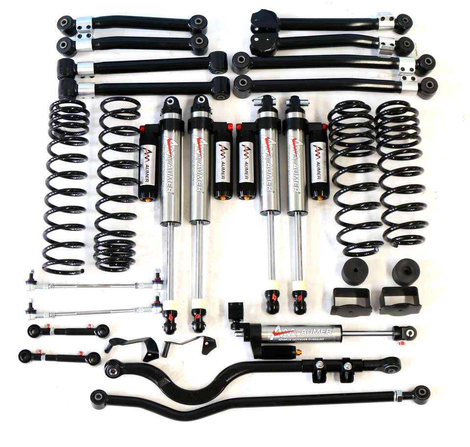 Aumer D Series Rebound & Compression Adjustable Coilover High Performance 4x4 Off Road Shock Absorber for JEEP WRANGLER JL