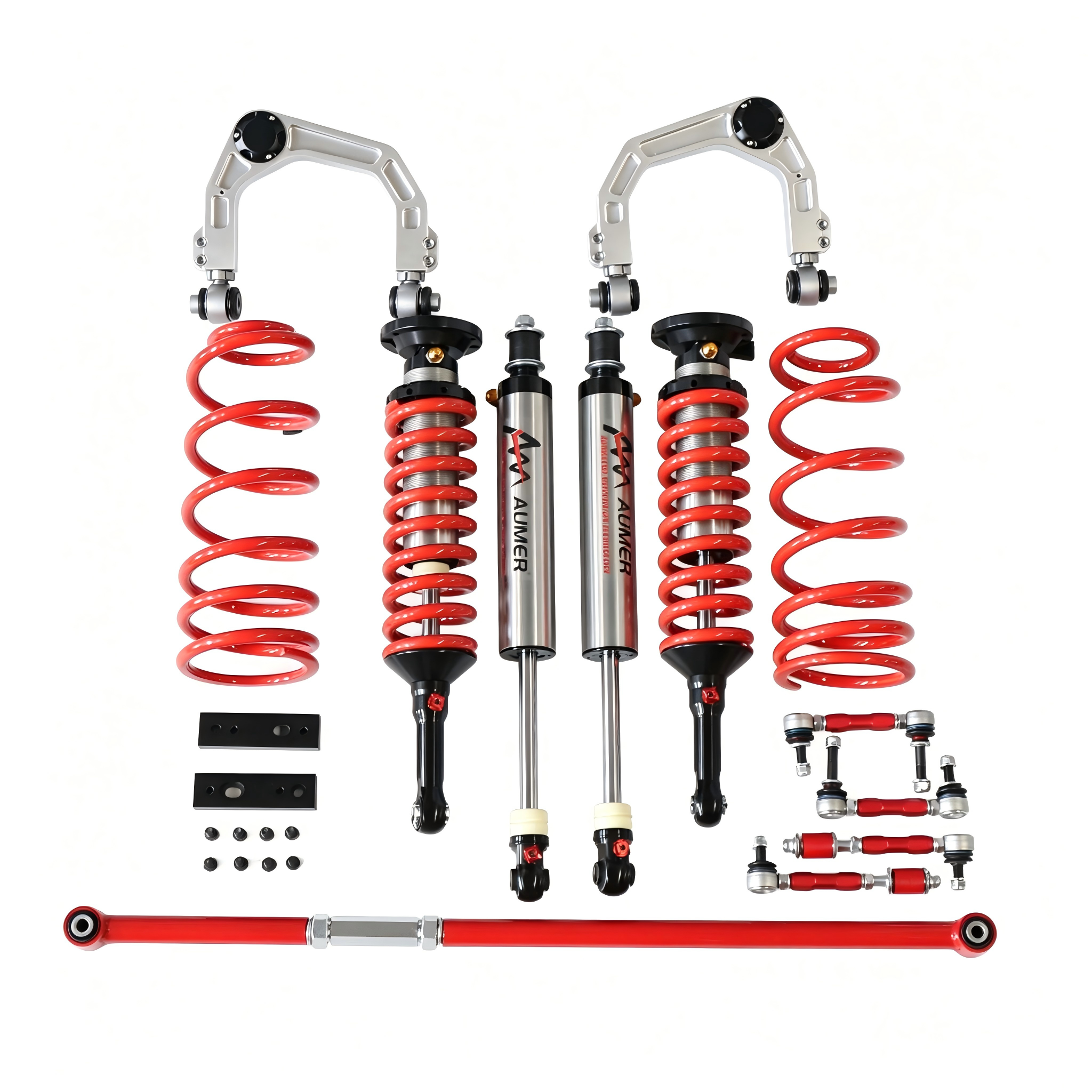 Aumer W Series Soft and Hard Adjustable Suspension Kit 4x4 Off Road Shock Absorber for Toyota Prado 120 FJ Cruiser