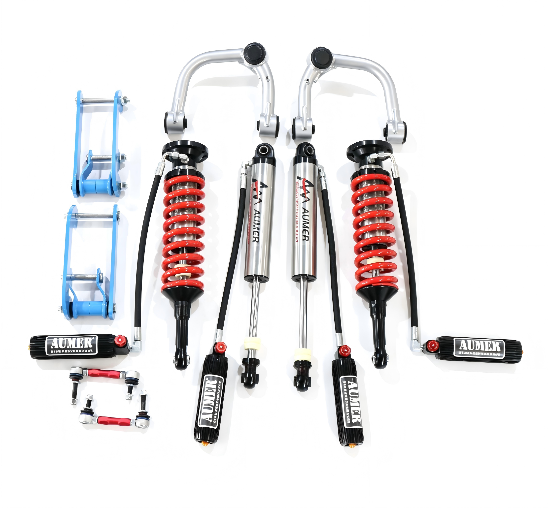 Aumer N Series Compression Rebound Adjustable Suspension Kit 4x4 for Isuzu Rodeo Colorado for Isuzu Rodeo Colorado 2012+ D-MAX